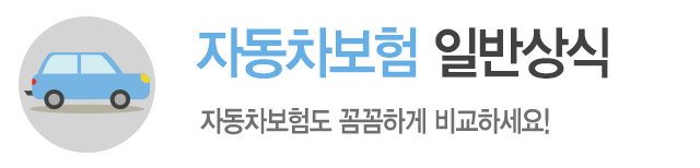 자동차보험 일반상식